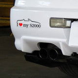 I Love My S2000 Sticker