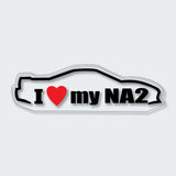I Love My NA2 Sticker