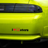 JDM I Love Haters Sticker