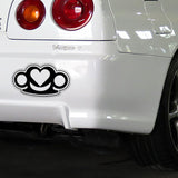 JDM Heart Three Sticker