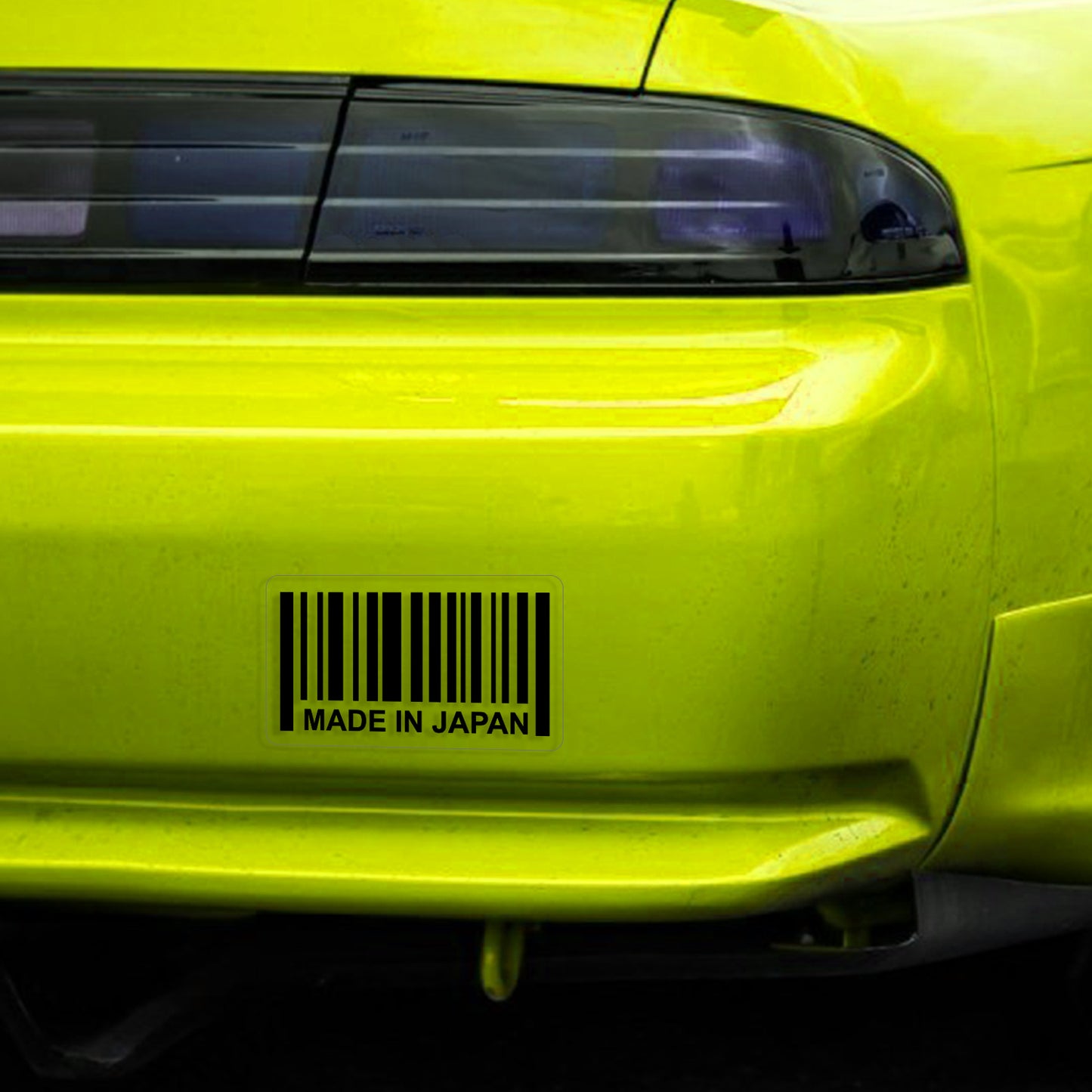 Bar Code Made in Japan Sticker