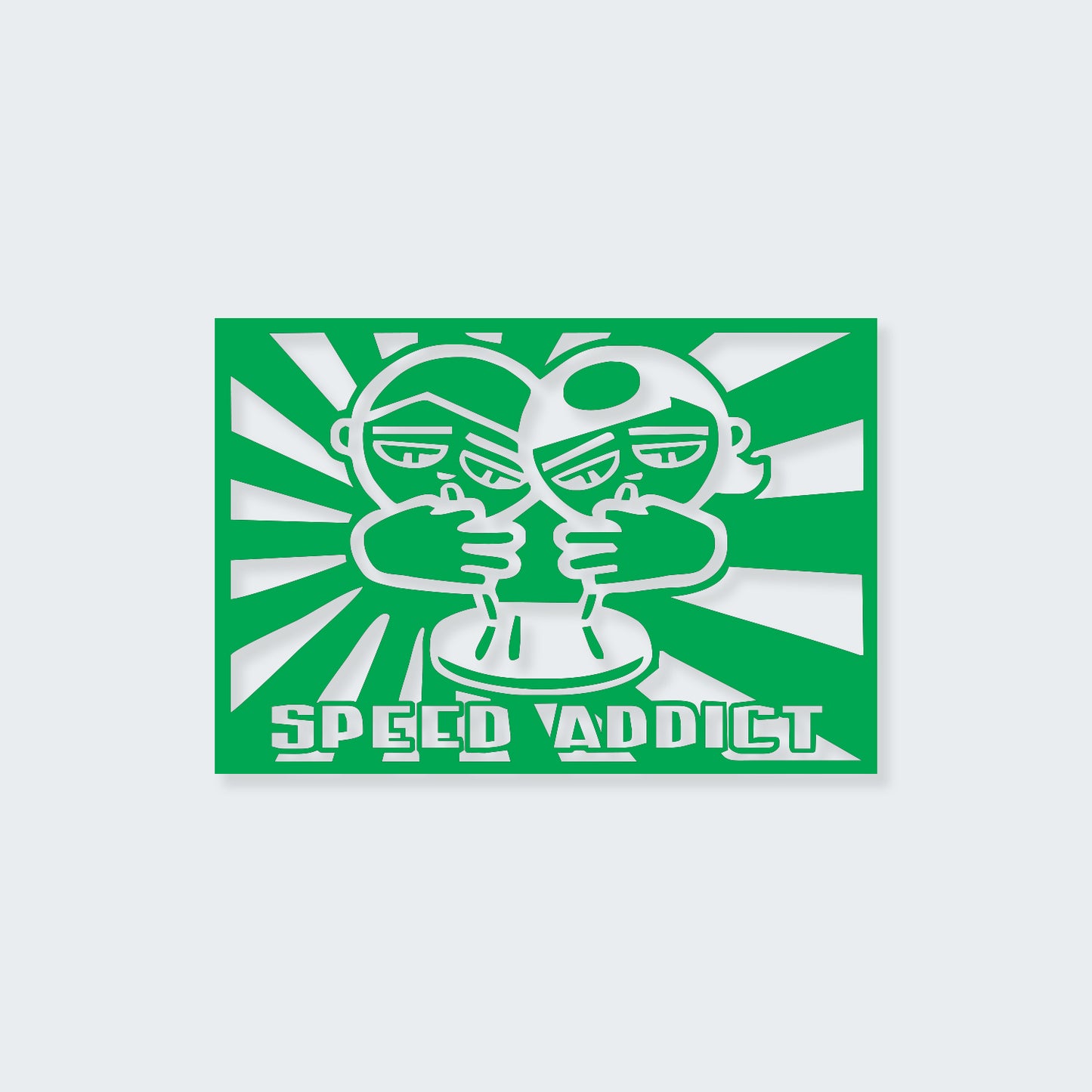 Speed Addict Boys Girls Sticker