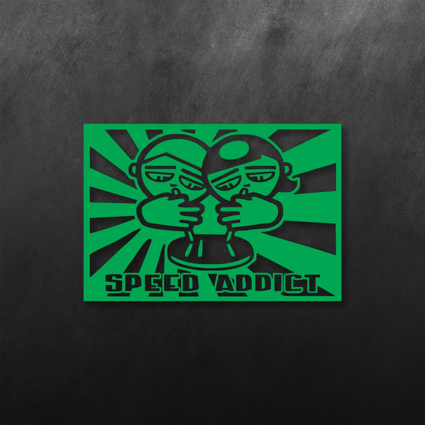 Speed Addict Boys Girls Sticker