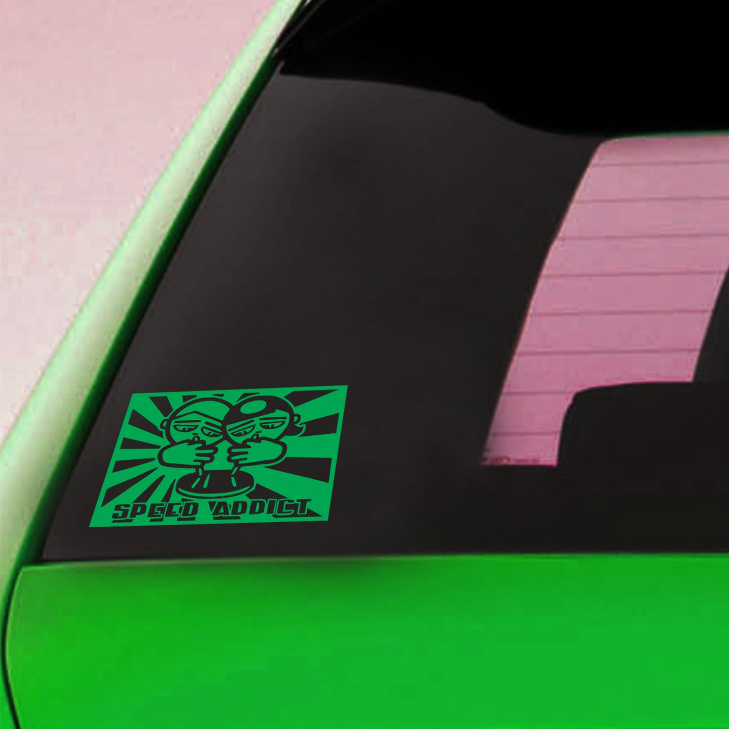 Speed Addict Boys Girls Sticker