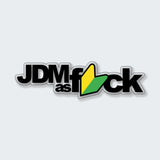 JDM As Fuck Yellow Sticker