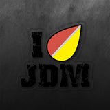 I Love my JDM Logo Sticker