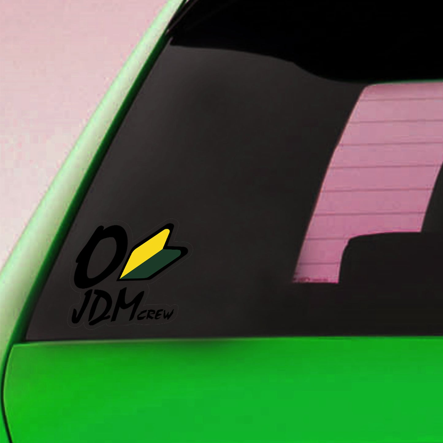 O JDM Crew Sticker