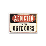 Addicted To The Outdoors Sticker
