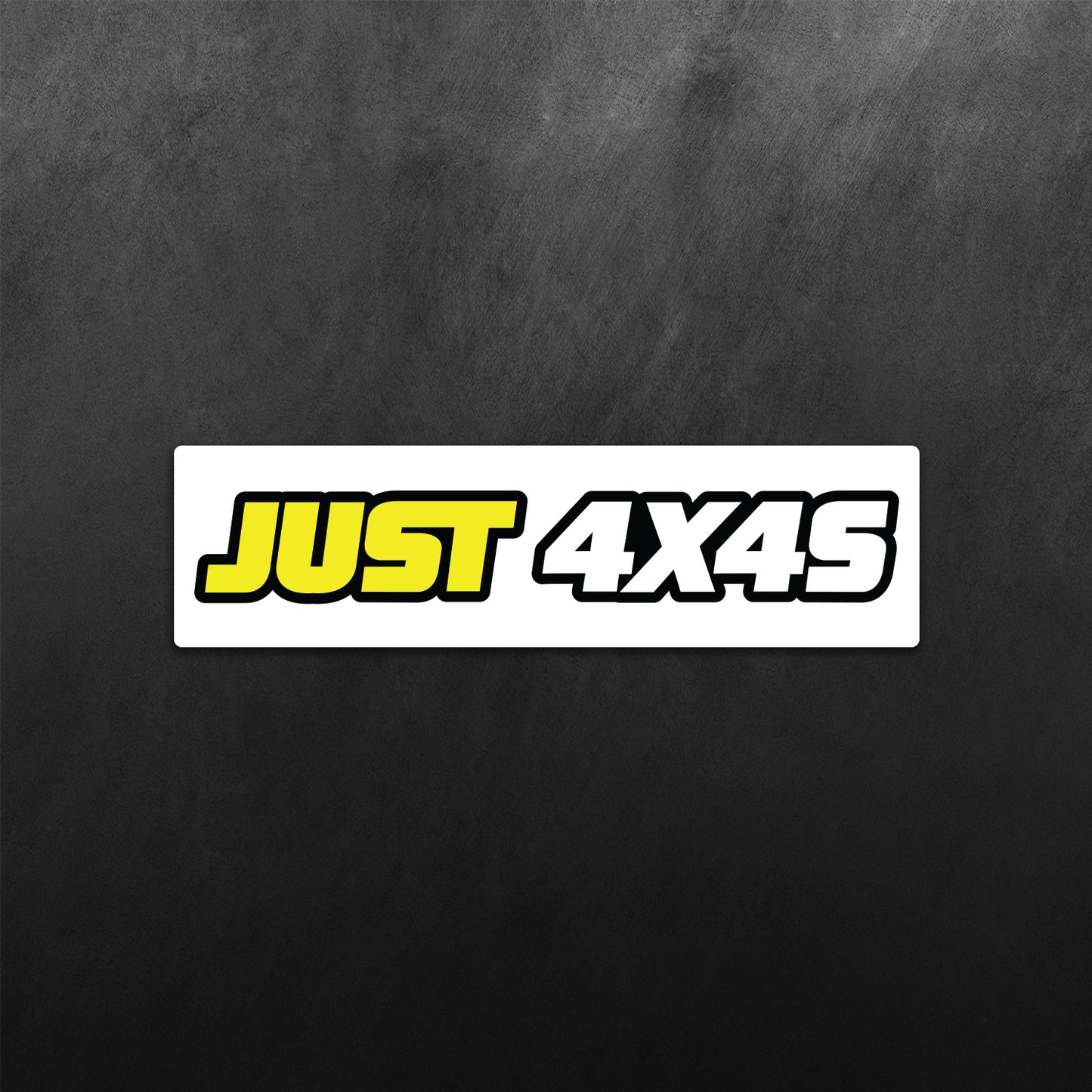 Just 4X4S Sticker