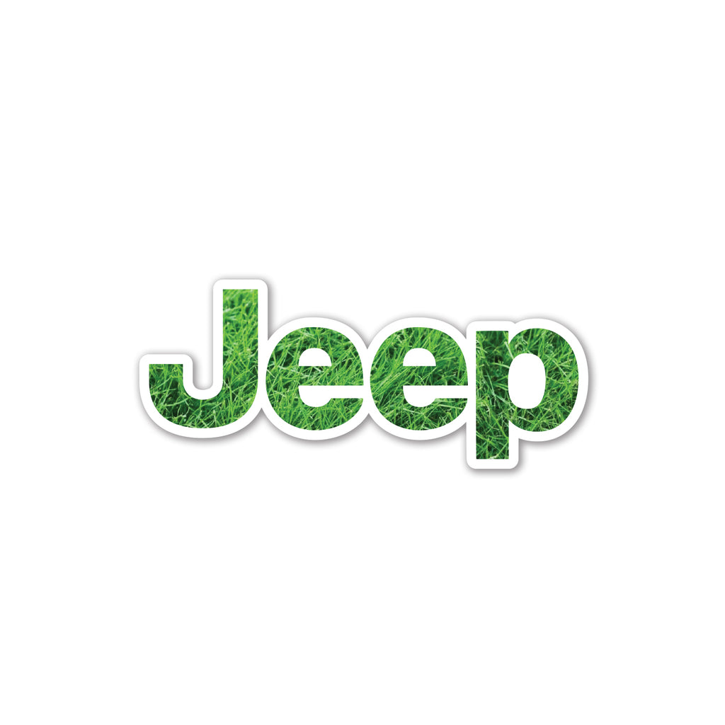Grass Logo Sticker for Jeep