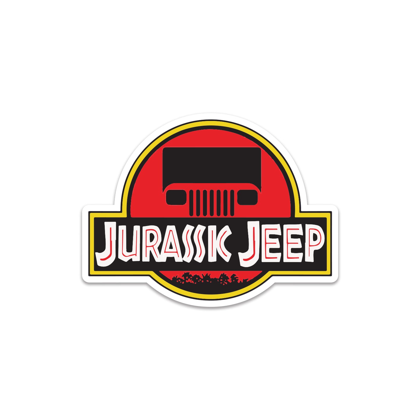 Jurassic Sticker for Jeep
