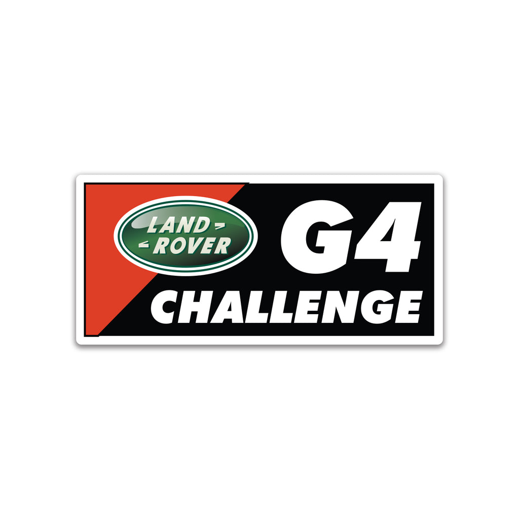 G4 Challenge Sticker for Land Rover