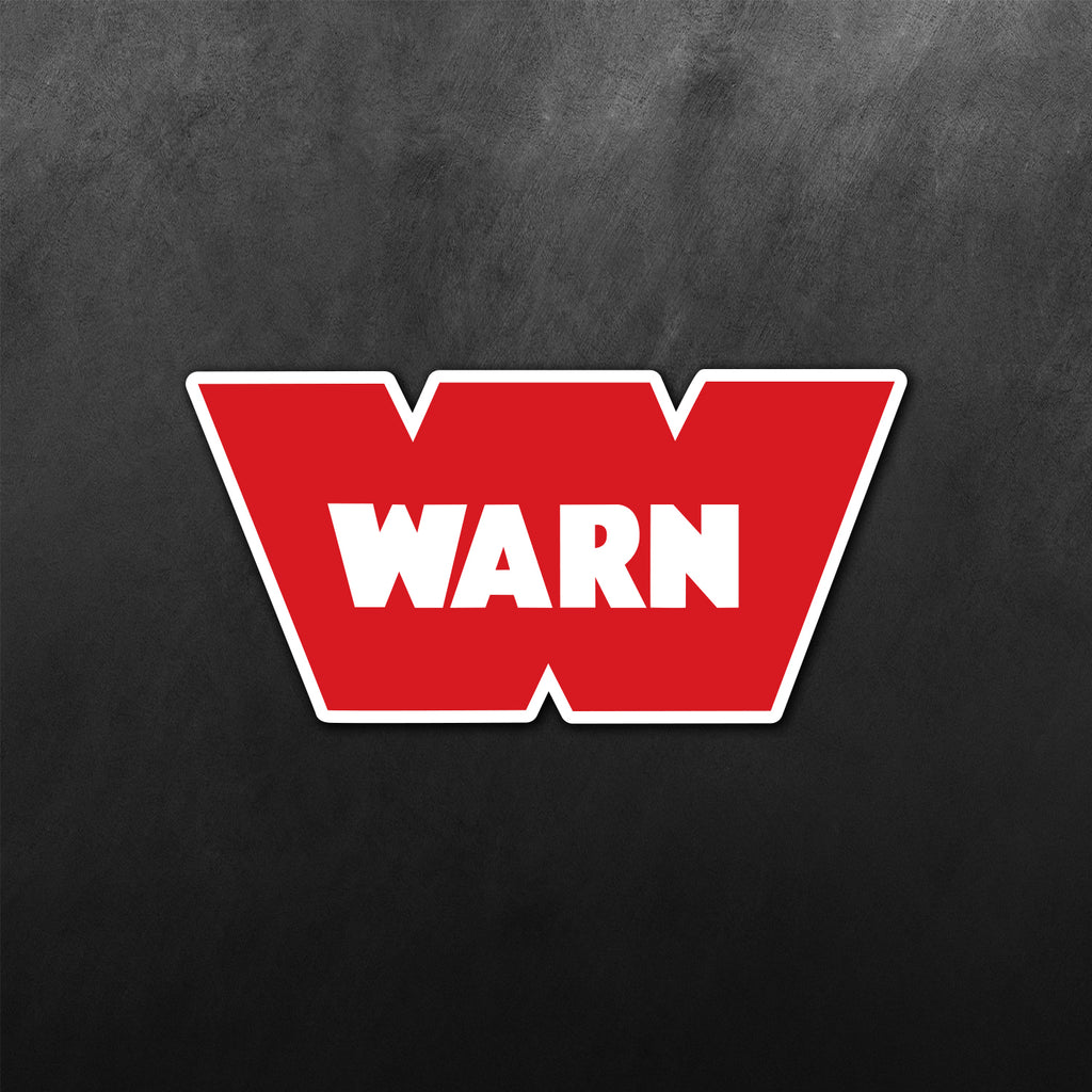 Warn Winch Logo Sticker Retrobot