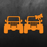 Couple Sticker for Jeep
