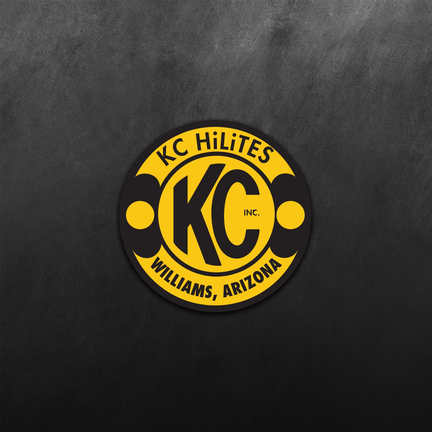 KC Hilites Circle Sticker