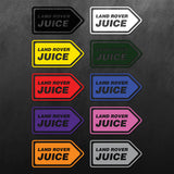 Juice Sticker for Land Rover