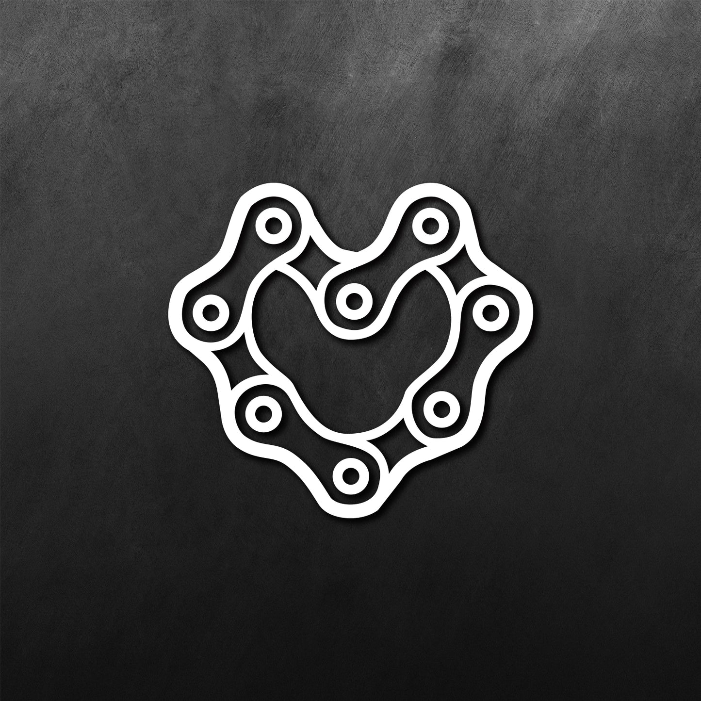 Heart Chain Sticker