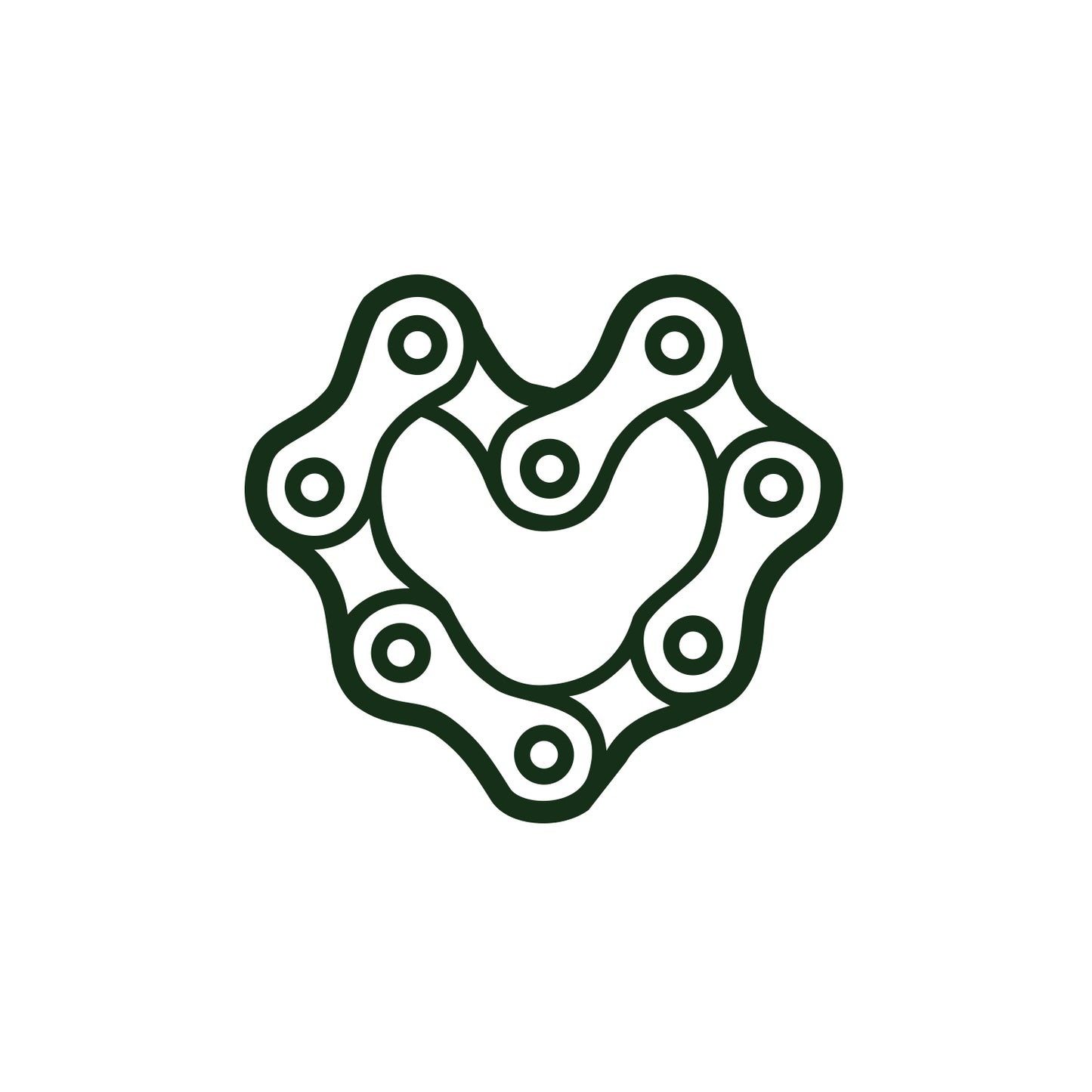 Heart Chain Sticker