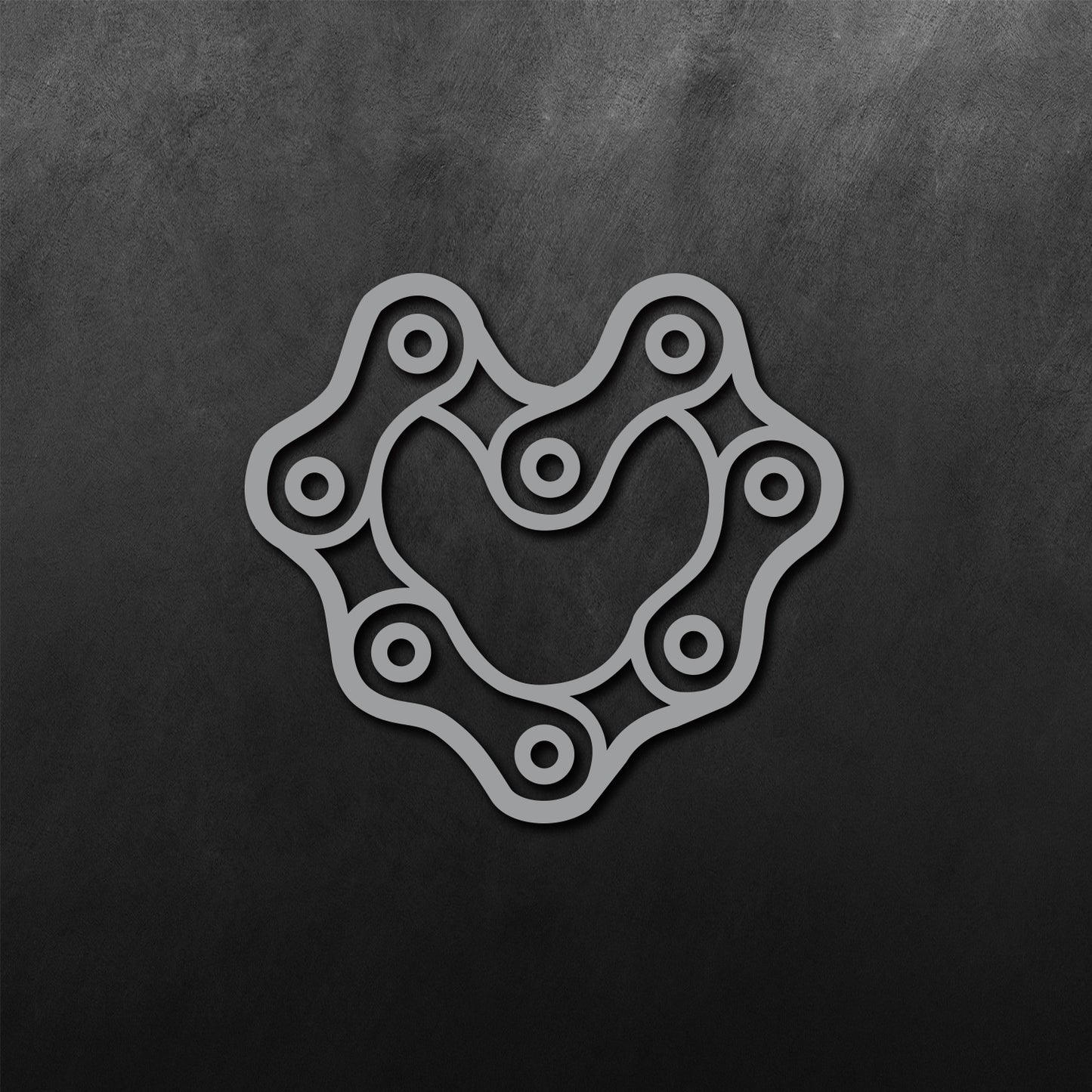 Heart Chain Sticker