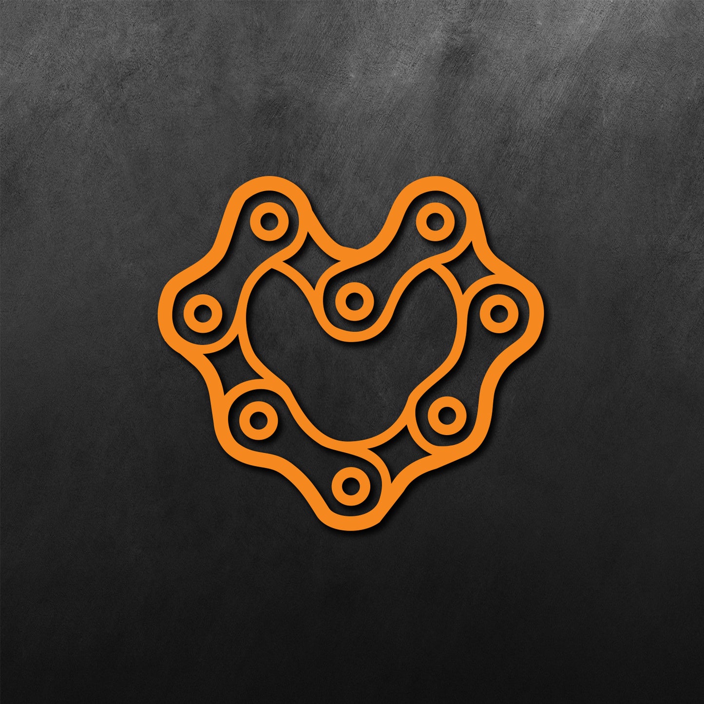 Heart Chain Sticker