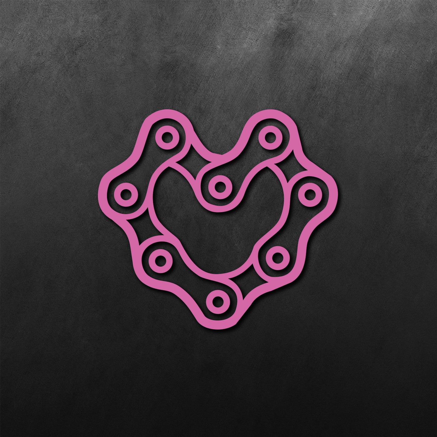 Heart Chain Sticker