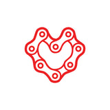Heart Chain Sticker
