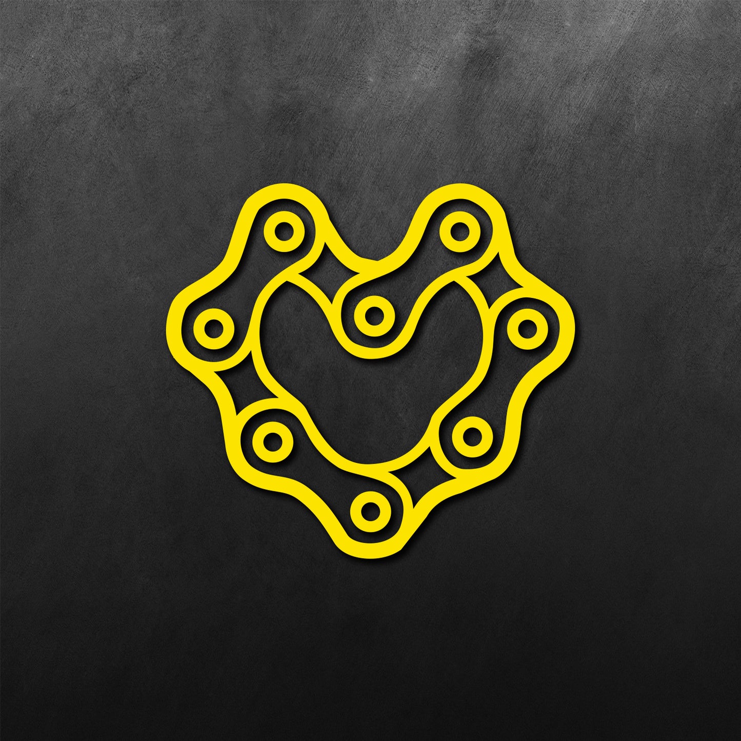 Heart Chain Sticker