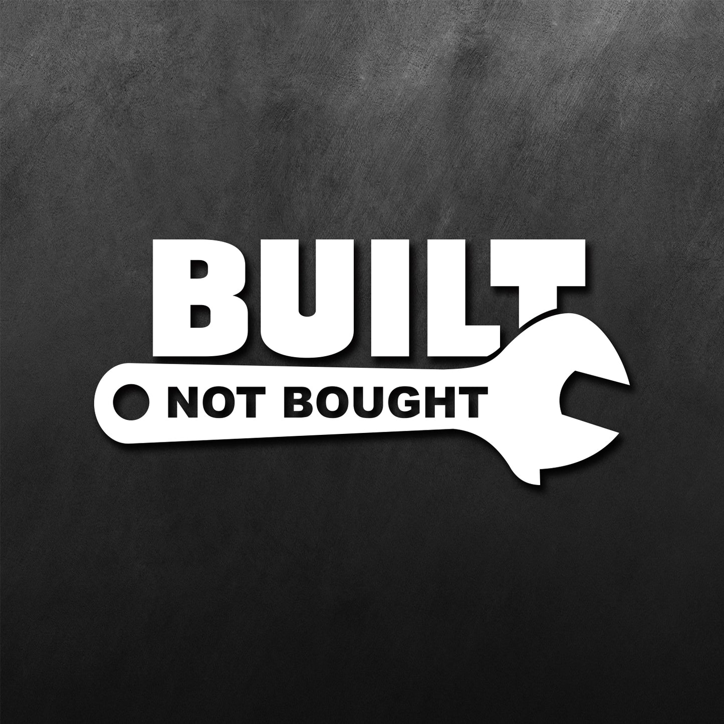 JDM Built Not Bought Sticker