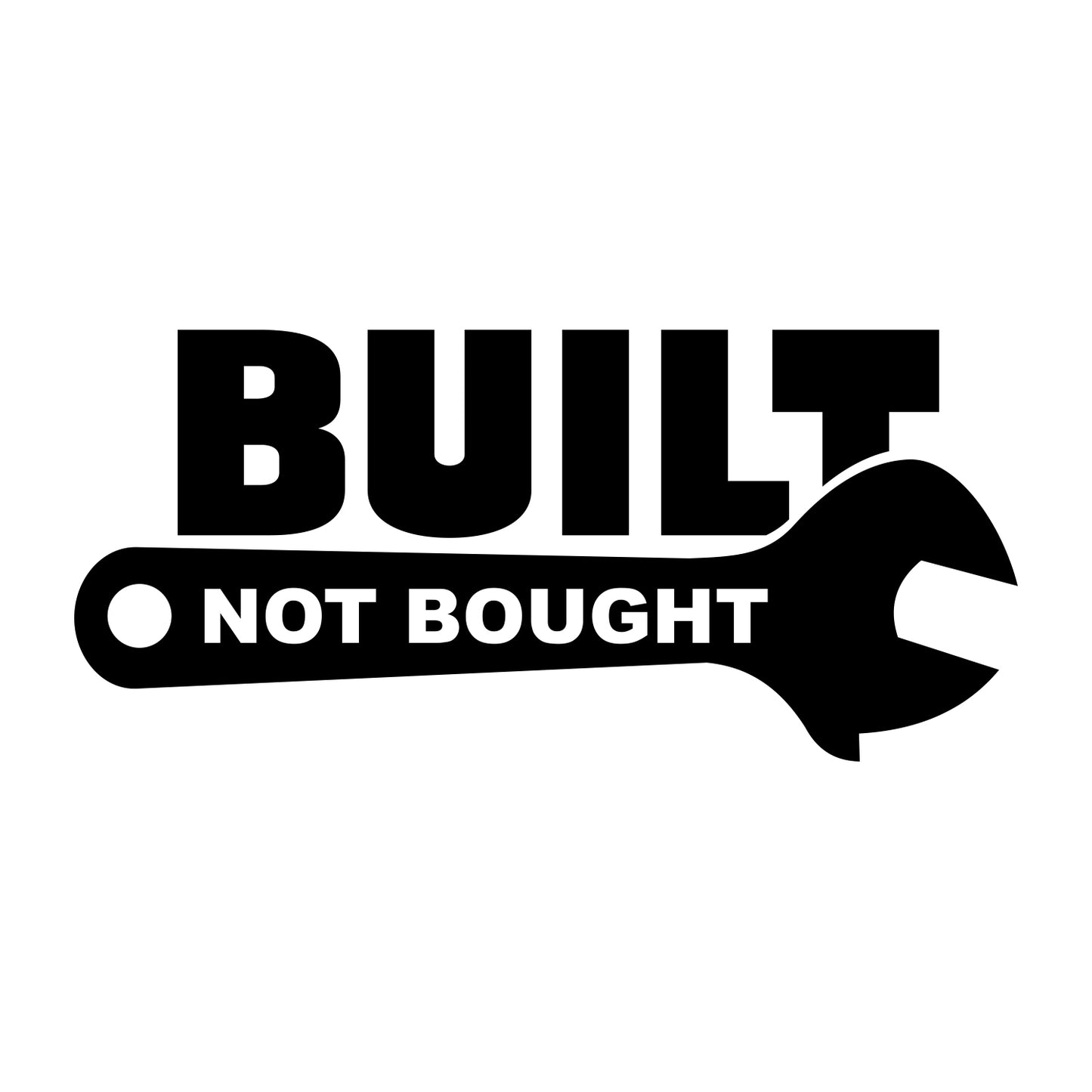 JDM Built Not Bought Sticker