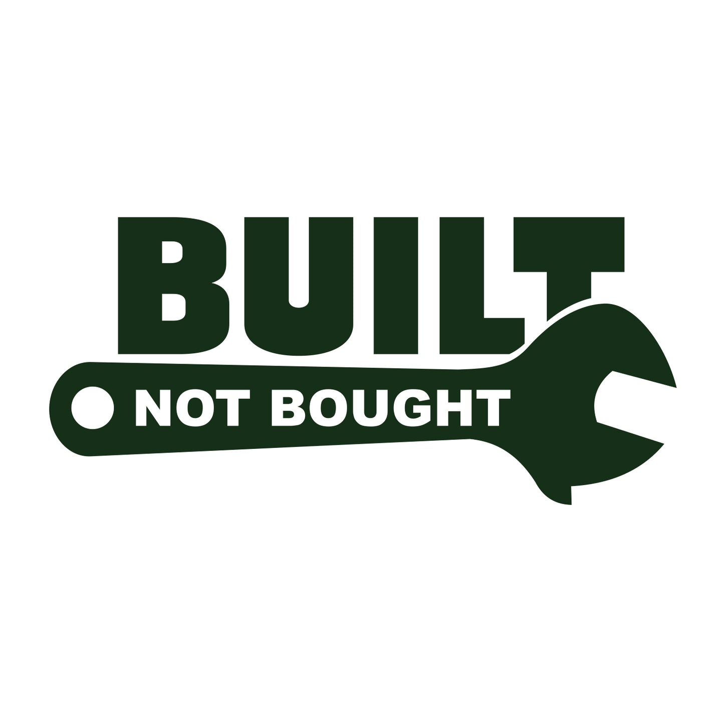 JDM Built Not Bought Sticker