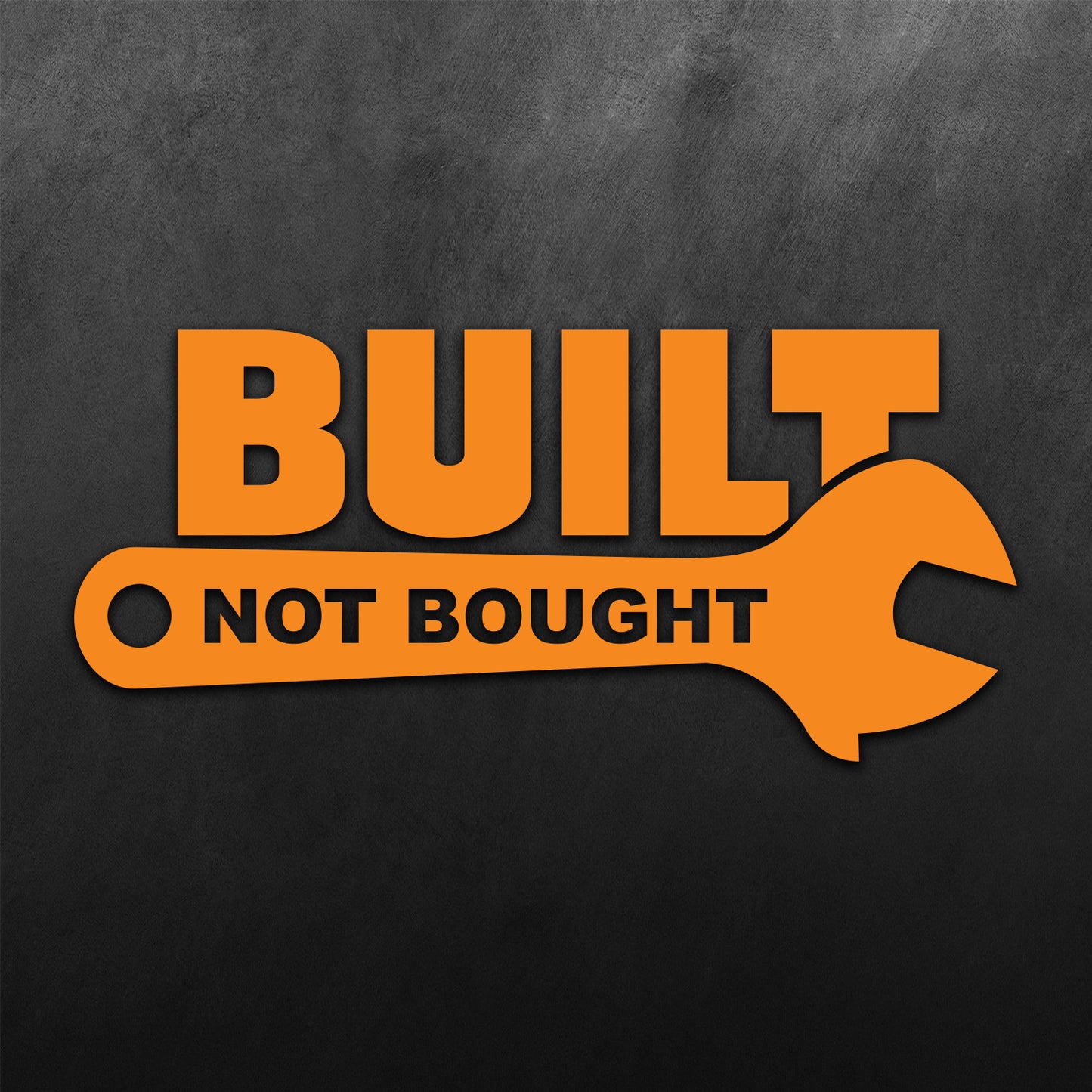 JDM Built Not Bought Sticker
