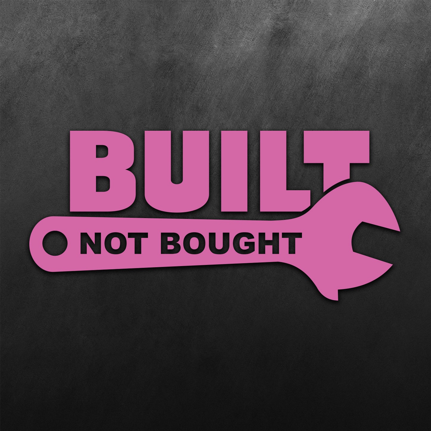 JDM Built Not Bought Sticker