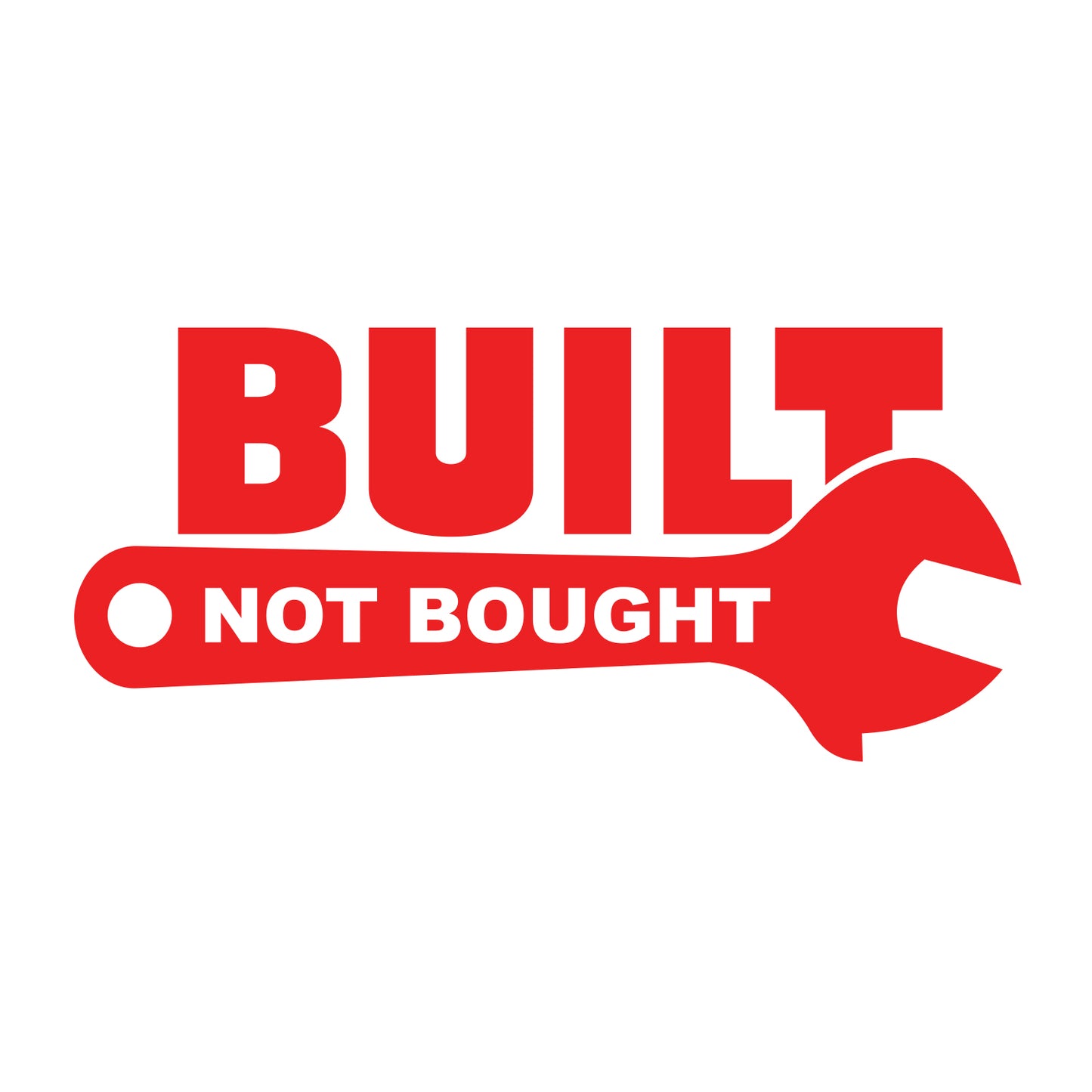 JDM Built Not Bought Sticker