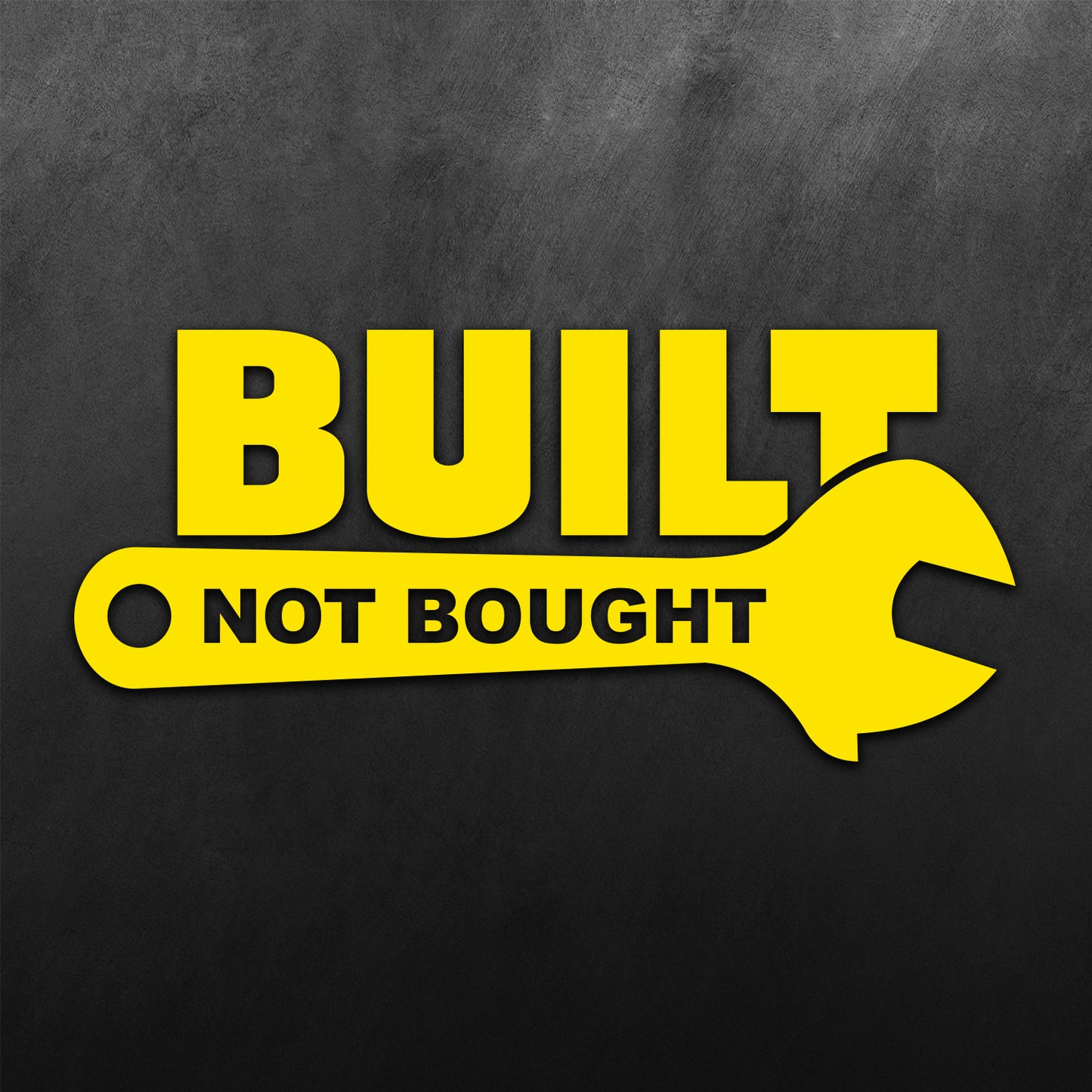 JDM Built Not Bought Sticker