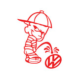 Boy Pee VW Sticker