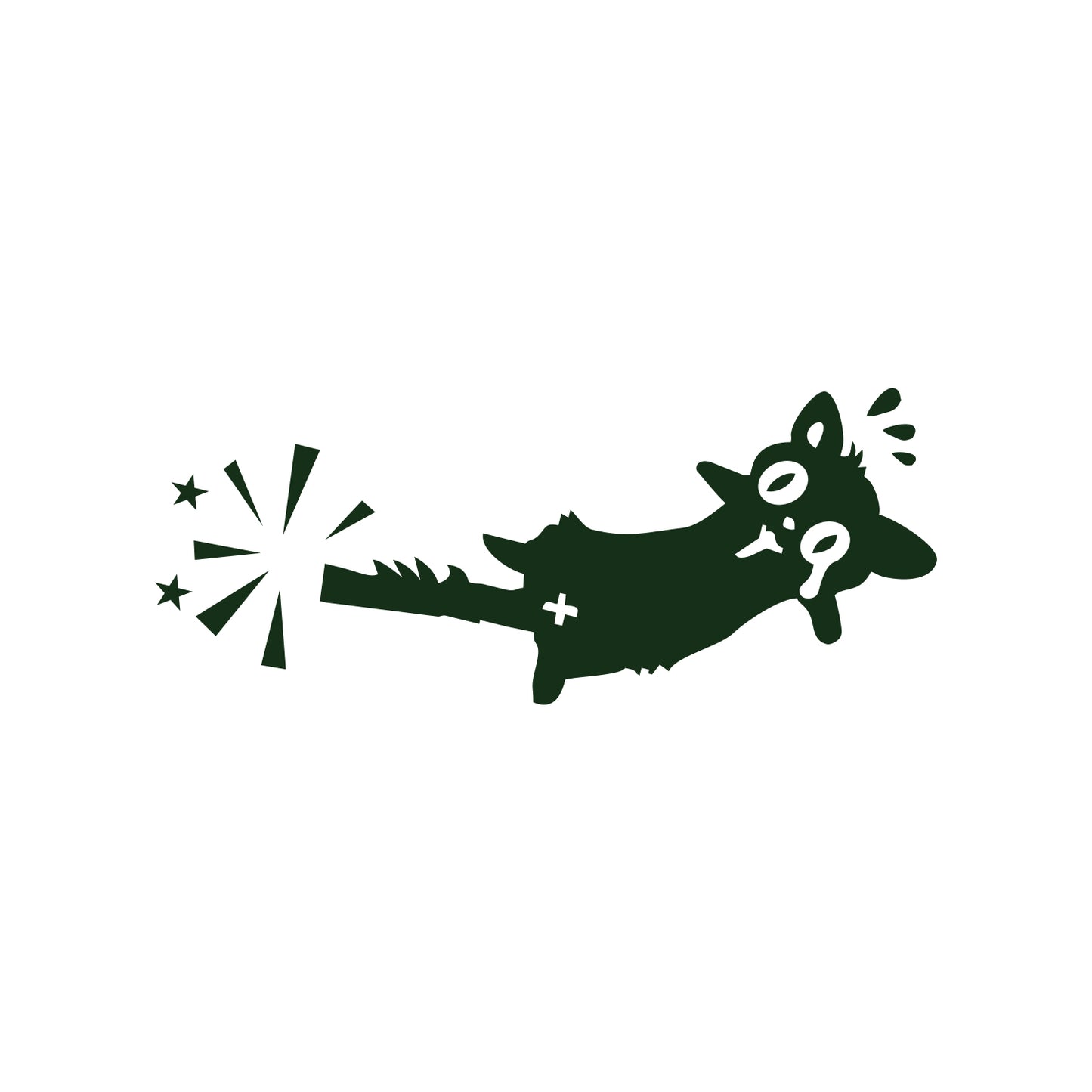 Bruises Cat Sticker