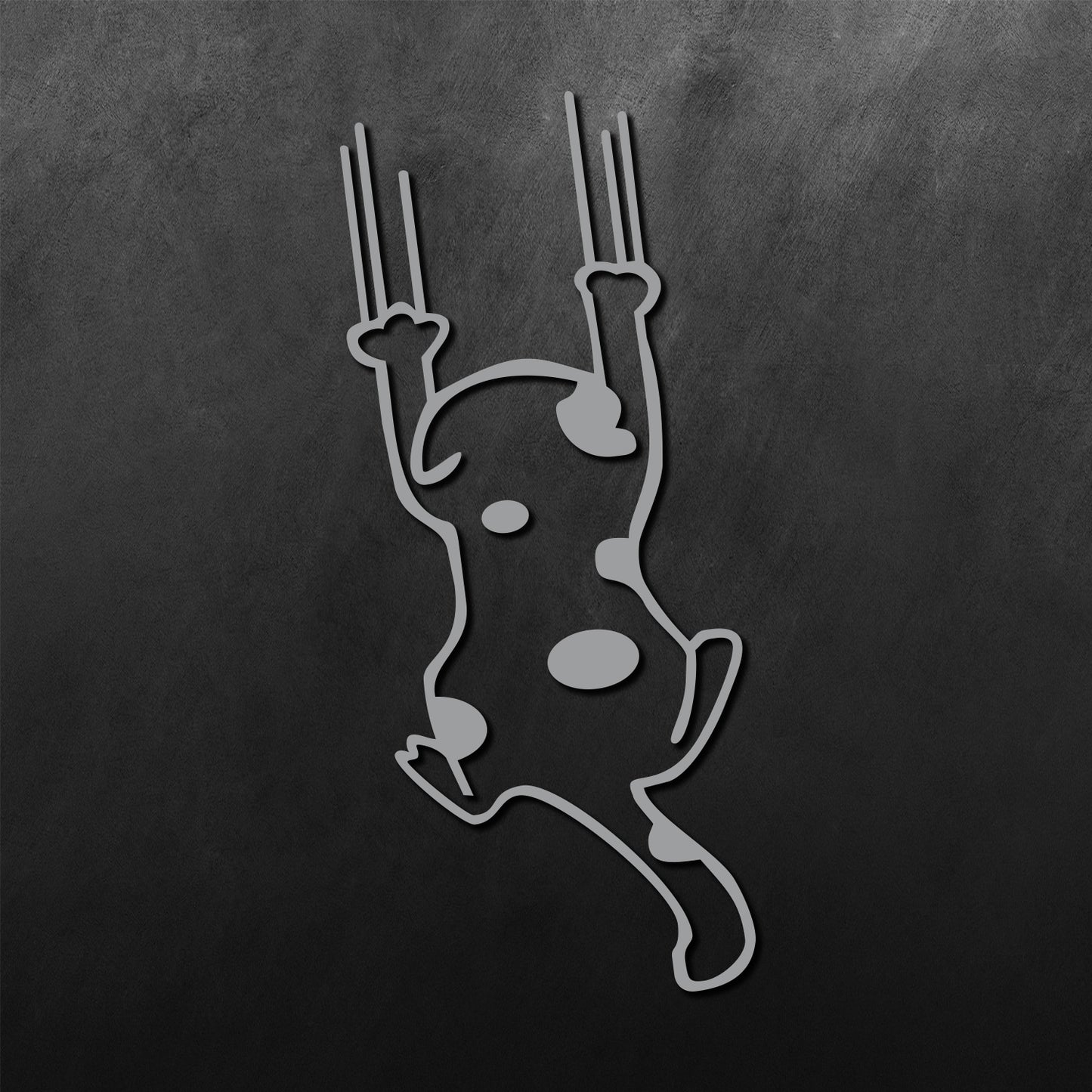 Clawed Sticker Cat