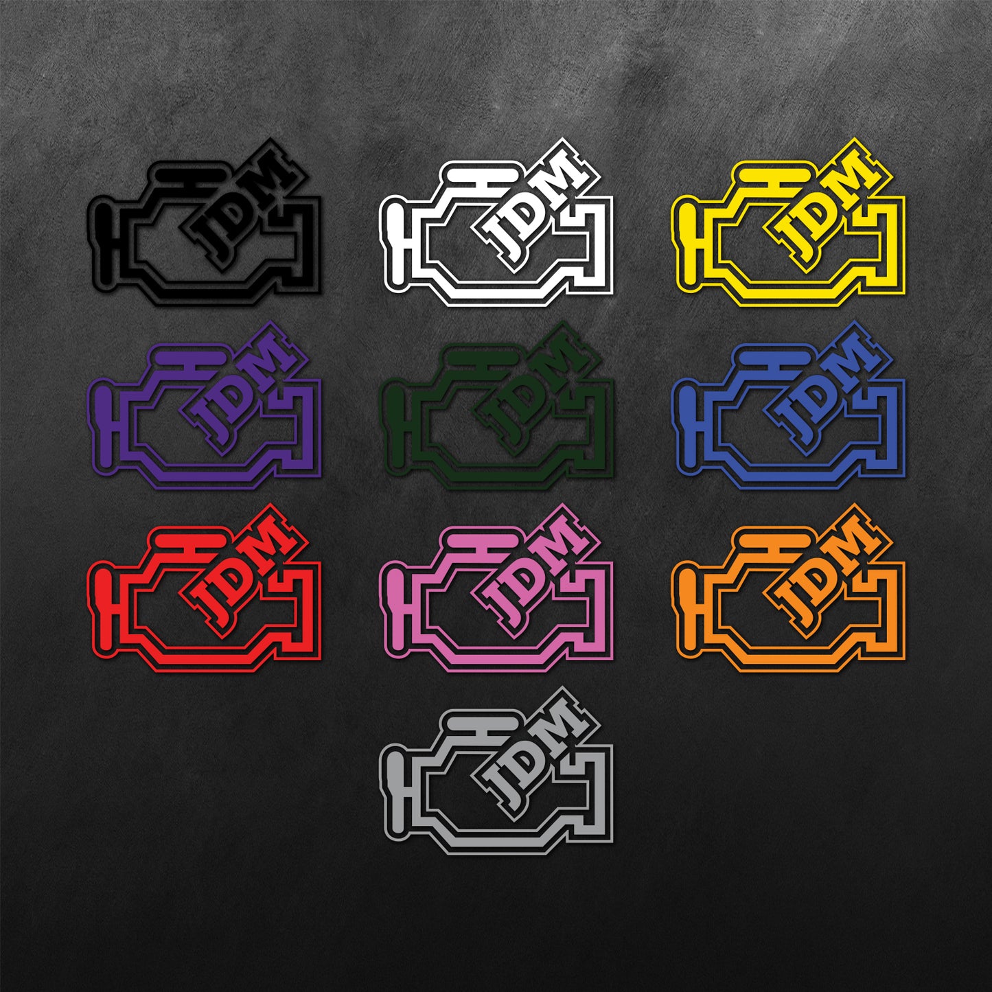 Check Engine Light JDM Sticker