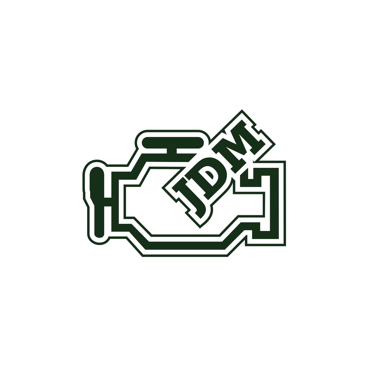 Check Engine Light JDM Sticker