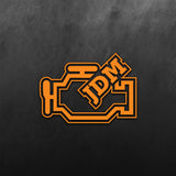 Check Engine Light JDM Sticker