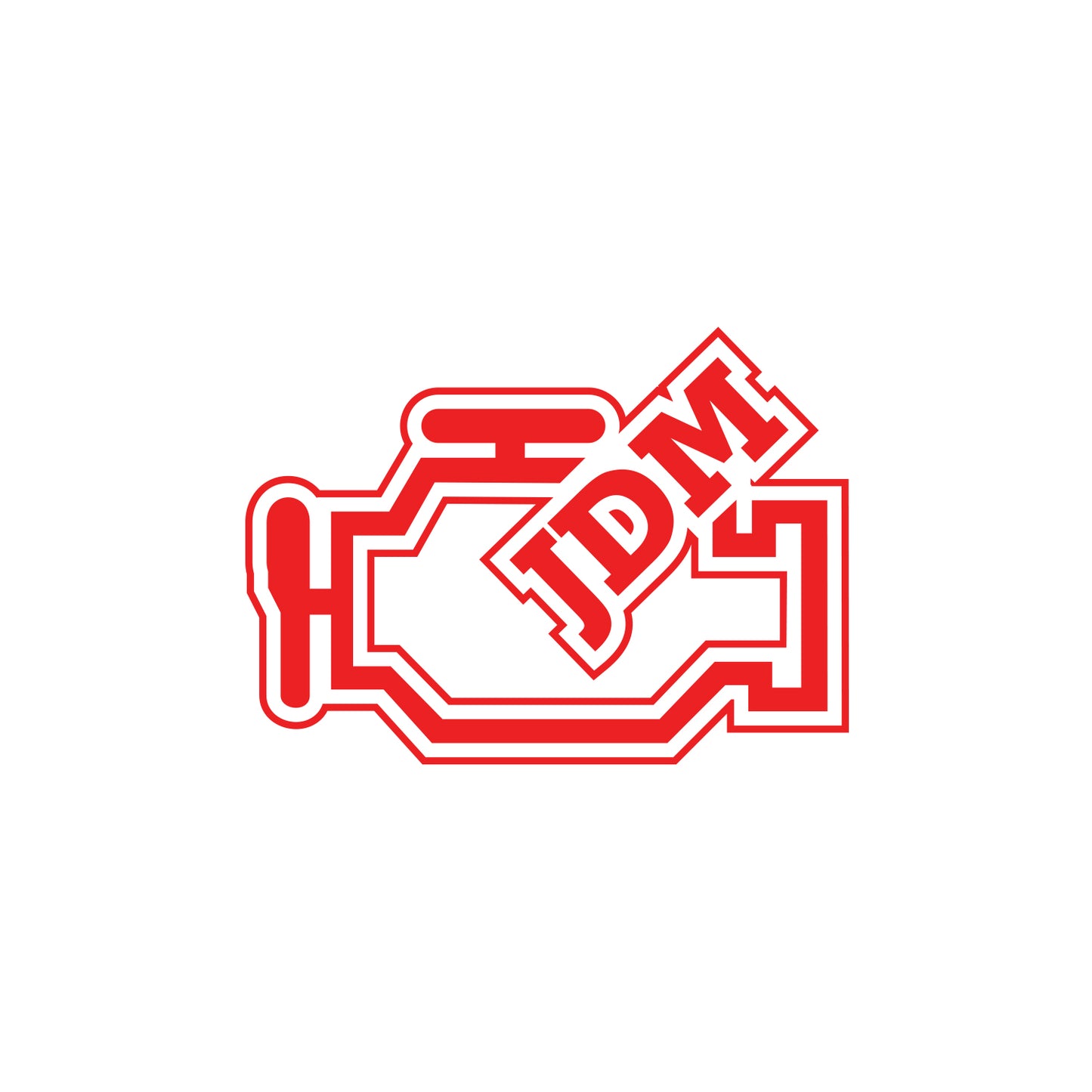 Check Engine Light JDM Sticker