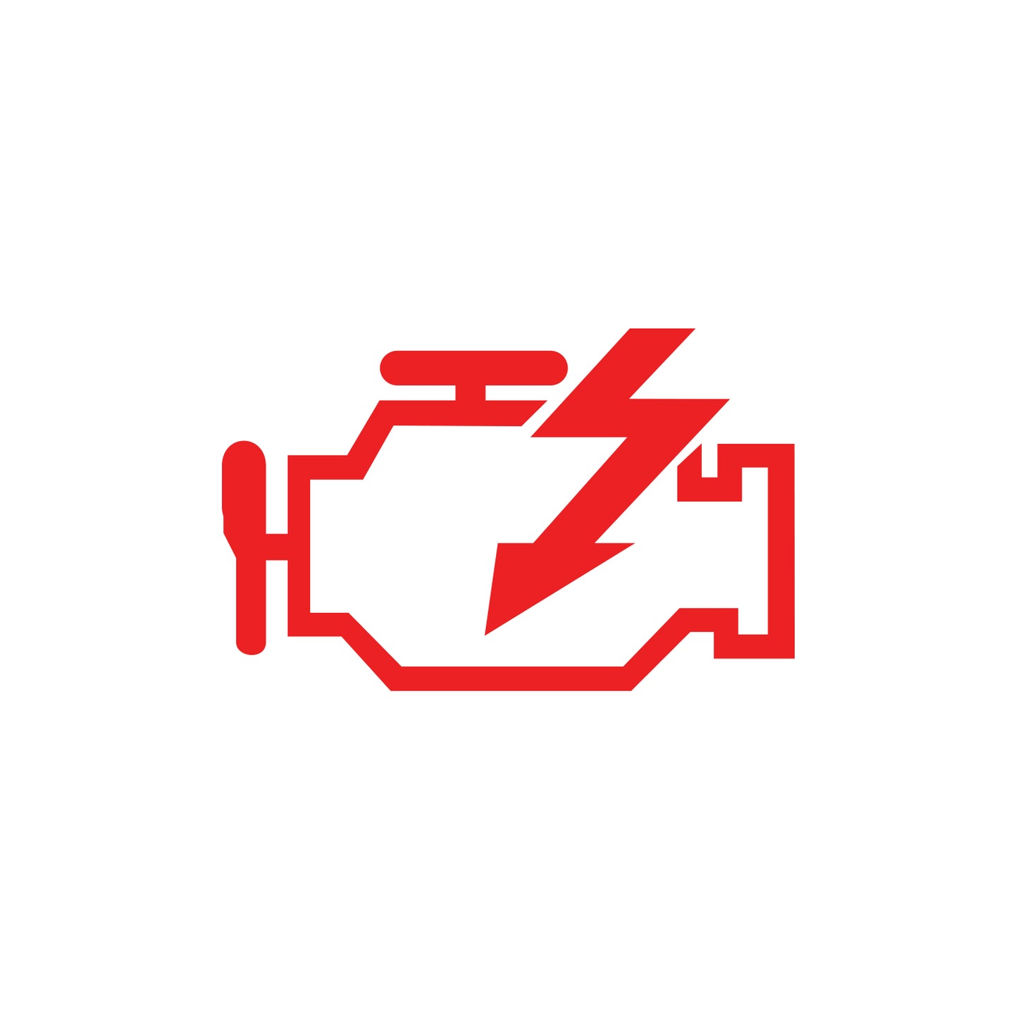 Check Engine Light Sticker