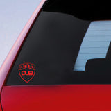 Dub Card Shild Sticker