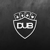 Dub Card Shild Sticker