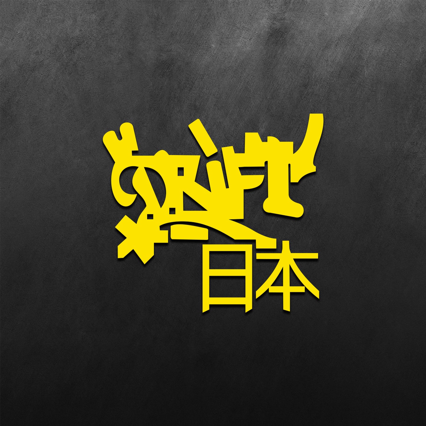 Graffiti Drift Japan Sticker