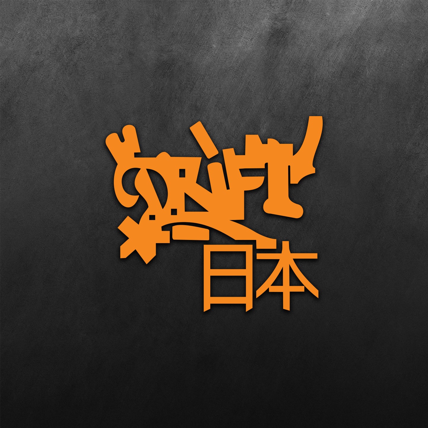 Graffiti Drift Japan Sticker