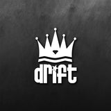 Drift King Crown Sticker