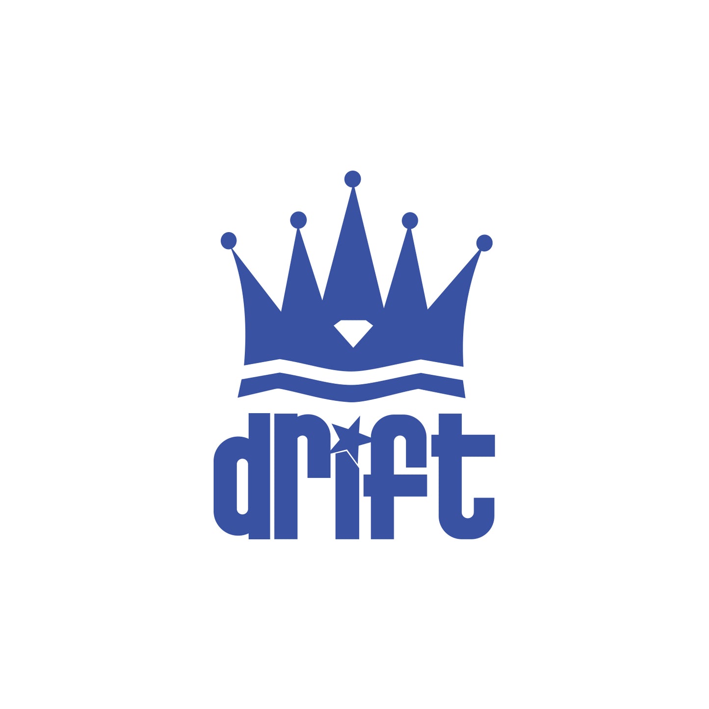 Drift King Crown Sticker