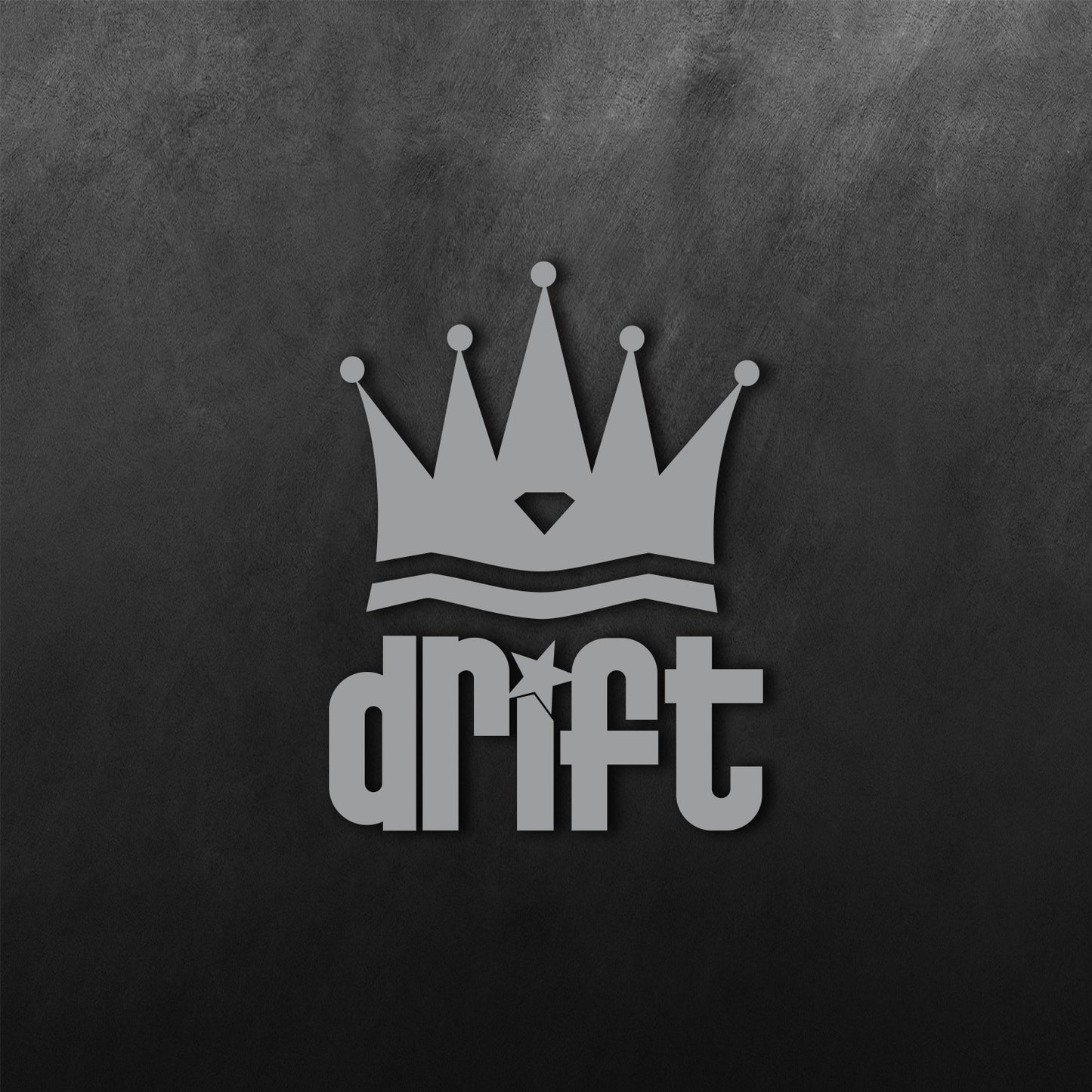 Drift King Crown Sticker