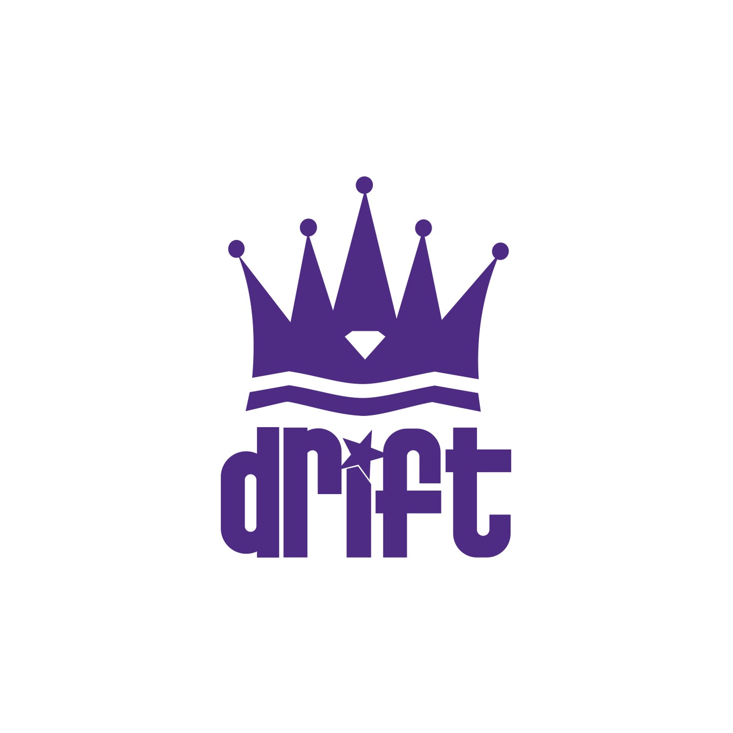 Drift King Crown Sticker